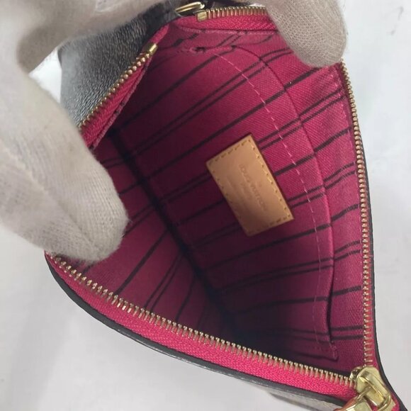 LOUIS VUITTON Monogram Never full PM Tote Bag Shoulder Bag with Pouch - Picture 15 of 16